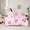 Pink, variant on Feelyou Bowknot Cherry Child Twin Bedding Sets 7-Piece, Girly Pink Ribbon Bow Bedding Comforter Set, Kawaii Cute Cartoon Reversible Sheet Sets, Ultra Soft Home Decor