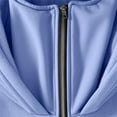 thumbnail image 5 of UTSJKR Unisex Balaclava Hoodie with Built-In Eye Mask, Double Hooded Hoodies, Full Zip Hooded Sweatshirt for Cold Weather Sky Blue M, 5 of 9