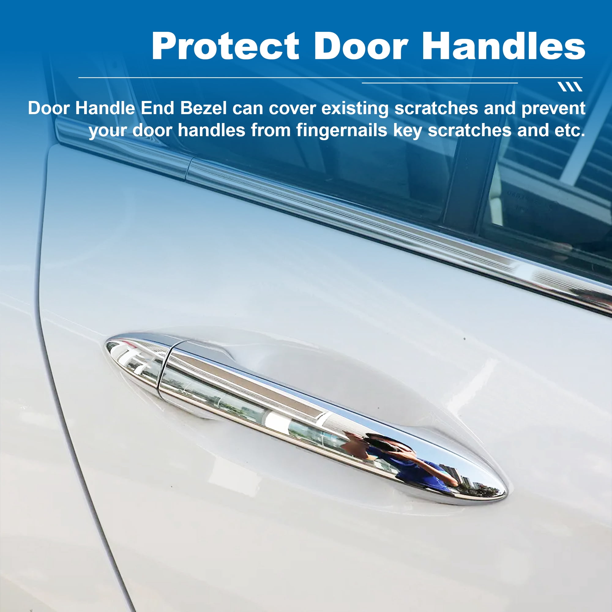 Unique Bargains Right Side Door Handle End Bezel for Honda Accord 2013-2017&Pilot/Clarity