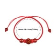 thumbnail image 6 of Chinese Feng Shui Lucky Red String Bracelet Good Luck Red String Rope Bracelet, 6 of 9