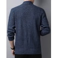 thumbnail image 5 of Kukuzhu Men's Casual Shawl Collar Button Down Cabel Knit Cardigan Sweater with Pockets, 5 of 5