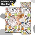 thumbnail image 4 of Baseball Football Pattern Toddler Nap Mats for Kids Preschool,Sleeping Mat Bag or Kids,Toddler Sleeping Bag,Toddler Nap Mat or Daycare, 4 of 6