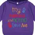 thumbnail image 3 of Inktastic My Nonna and Nonno Love Me Grandchild Toddler Hoodie, 3 of 4