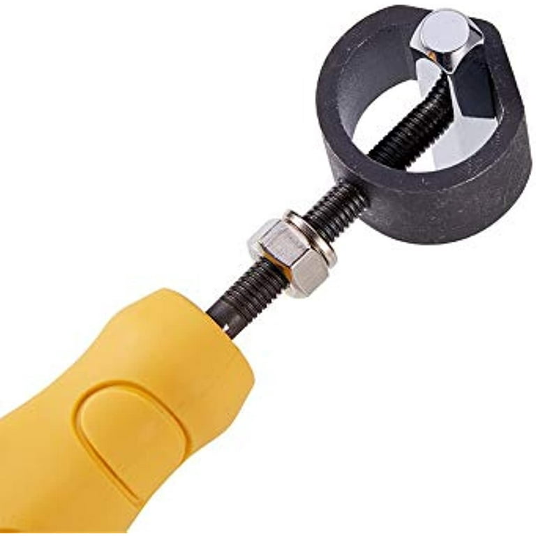 Metal Punch Stamp Holder Universal Holds Stamps Up to 15mm in Diameter with  White Rubber Handle for Metal Working 