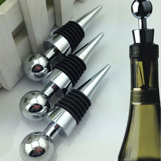 1PCS Round Head Six Silk Wine Cork Bottle Stopper Wine Storage Twist