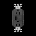 thumbnail image 2 of Legrand USB Charger Recept,15 A,White,Type A/C R26USBACW, 2 of 7