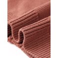 thumbnail image 5 of INSPIRE CHIC Cardigan Sweater for Women's Raglan Long Sleeve Open Front Button Down Casual Knit Patterned Cardigan XS Red, 5 of 6