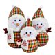 thumbnail image 1 of 3 muñecos de peluche navideños, adornos familiares, decoración navideña, tela suave. muñeco de nieve escocés, 1 of 9