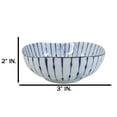 thumbnail image 4 of Pack Of 4 Fubuki Tokusa Made In Japan Round Flair Deep Plates Shallow Bowls 44oz, 4 of 10