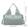 thumbnail image 2 of Large Capacity Gym Yoga Bag - Waterproof Nylon Tote for Yoga Pilates Fitness, Multi-Pocket for Yoga Mat Clothes, Durable for Travel, 2 of 2