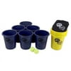 Giant Cup Pail Beer Pong Game Table Back Yard Lawn Beach Friendly Game Yellow
