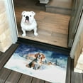 thumbnail image 2 of Hello Winter Beagle Welcome Snowy Night Watercolor Vintage Doormat Beagles Dog Lover Gifts Idea Indoor Outdoor Welcome Mat - 01011, 2 of 5