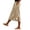 10# Khaki, variant on Linen Skirts for Women Midi Length Casual Side Button Linen Midi Skirt High Waisted Long Flowy Skirt Beach Skirts Vermilion S