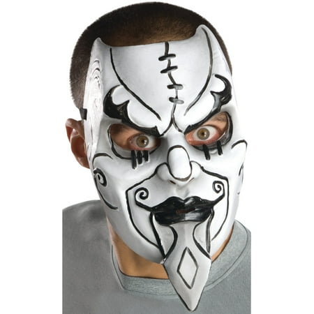 Adult Black And White Carnival Tragedy Macabre Costume Day Of The Dead Mask