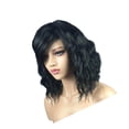 thumbnail image 1 of fastboy Femmes Perruques Bouclés Perruque Cosplay avec Rose Net Perruques Ombre Noir 38cm, 1 of 9