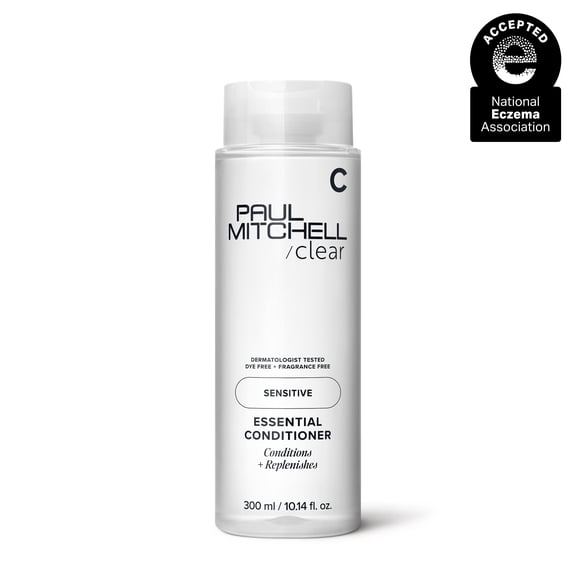 Paul Mitchell Clear Essential Conditioner, Fragrance Free, Dermatologist-Tested For Sensitive Scalp Skin, 10.14 fl. oz.