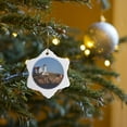 thumbnail image 7 of 3drose, Usa, Maine, York, Lighthouse., 3 inch Snowflake Porcelain Ornament, 7 of 7