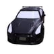 thumbnail image 2 of Juguete de coche deportivo, modelo de vehículo clásico con reloj despertador, adorno para exhibición en pantalla para festivales, fiestas, cumpleaños negro, 2 of 10
