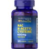 Puritan's Pride N-Acetyl Cysteine (NAC) 600 mg-120 Capsules