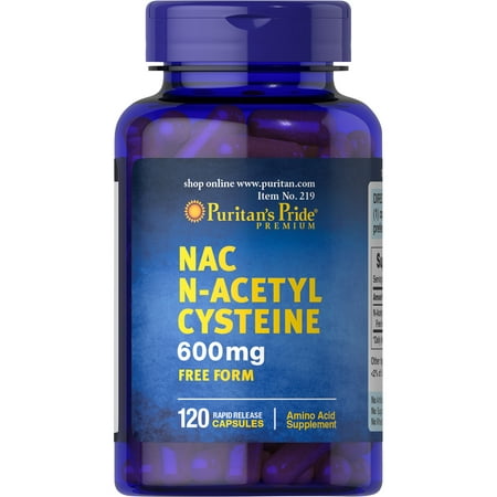 Puritan's Pride N-Acetyl Cysteine (NAC) 600 mg-120 (Best Nac Supplement Brand)