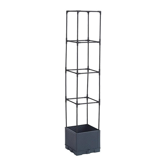 DYNWAVECA Treillis de Jardin Jardinage Cadre d'Escalade Polyvalent Vertical Jardinière pour Tomates Jardinière Surélevée Bac de Plantation pour Jardin Extérieur 4 Couches