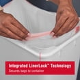 thumbnail image 5 of Rubbermaid Kitchen Trash Can, 12.2 Gallon Plastic Touch Top Garbage Bin, White, 5 of 8