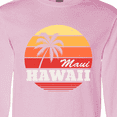 thumbnail image 4 of Inktastic Maui Hawaii Retro Sunset Long Sleeve T-Shirt, 4 of 5