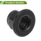 thumbnail image 5 of 5 Pcs M5 Tuercas de brida para automóvil Zinc negro, anillo de goma de nylon, rosca inversa hexagonal plana, 5 of 6
