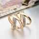 thumbnail image 3 of Conjunto de dos piezas de diamantes de imitación con incrustaciones de clips para bufandas de seda, anillos para bufandas, hebillas para bufandas de moda, hebillas para bufandas de seda, chales para bufandas de ropa (oro+plata) Sailing Electrónica, 3 of 5