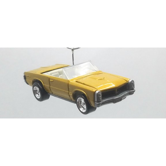 Christmas Ornament for 1965 Pontiac GTO Gold/White Interior