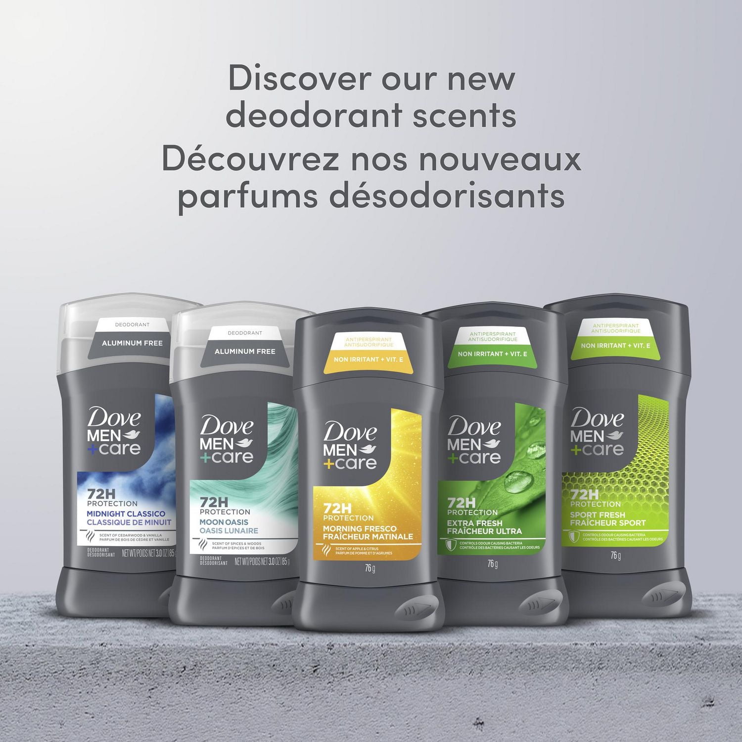 Désodorisant Antisudorifique Dove Men+Care Morning Fresco 76 g Désodorisant