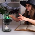 thumbnail image 5 of Halloween Hanging Cauldron Pagan Oil Burner, Cauldron Wax Burner Diffuser with Handle, Hanging Cauldron Wax Burner, Christmas Gothic Halloween Home Decor., 5 of 6