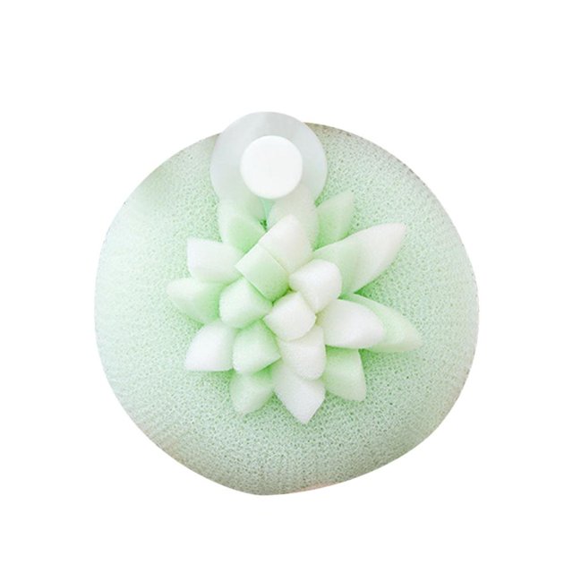 Suction Cup Bath Sponge with Exfoliating Texture, Multi-Purpose Shower Tool for Foam Creation & Stress Relief