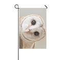 thumbnail image 1 of ABPHQTO Bonita bandera blanca para jardín de lechuza común, 30x45 cm, 1 of 1