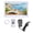 White, variant on Yajisi Digital Photo Frame HD 10.1 Inch 1024x600 LCD Display Smart Electronic Picture Frame with Remote Control 110-240V White US Plug - Brilliant Colors and Crisp Details for Home Decor Display