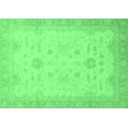 thumbnail image 1 of Ahgly Company Indoor Rectangle Oriental Emerald Green Traditional Area Rugs, 4' x 6', 1 of 4