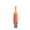 Red, variant on Floral pattern multi-functional cleaning brush, portable cleaning brush, can be used to clean cup lids, bottles and crevices; available in a variety of bright colors, easy to use, durable bristles