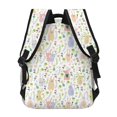 thumbnail image 4 of Balery Flower Rabbit Mochila Escolar Impresa, Mochila Ligera para Viajes Casual, Mochila Duradera y Cómoda Multifuncional, Mochila para Laptop-One Size, 4 of 5