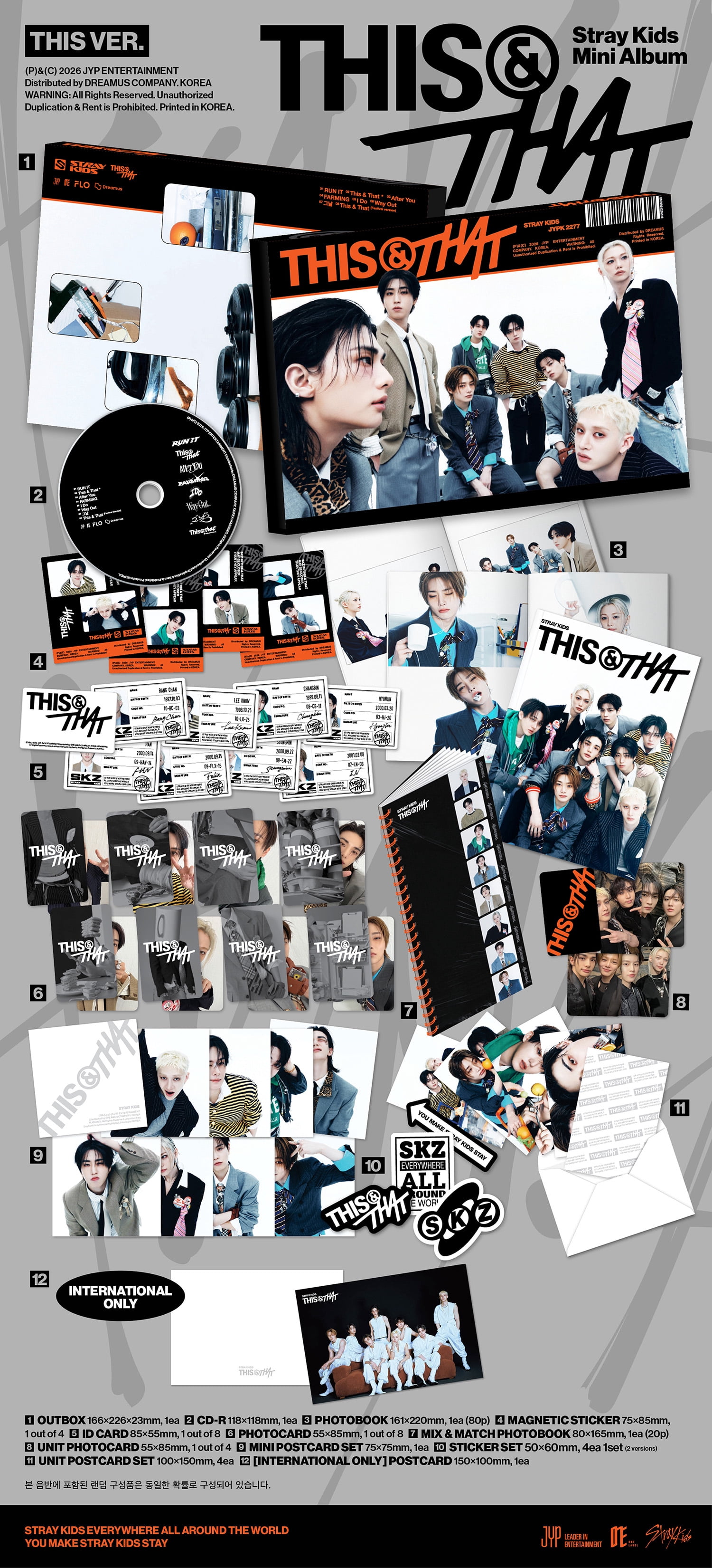 Stray Kids - THIS & THAT (THIS VER.) Walmart Exclusive - CD