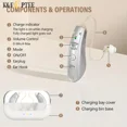 thumbnail image 2 of Hearing Aids Hearing Amplifiers For Seniors Rechargeable With Noise Cancelling-Hearing Aid Loss Amplifier Seniors Adults Charging Case Volume Control,Brown, 2 of 7