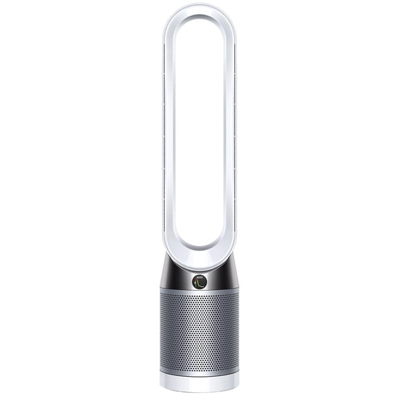 Dyson, Air Purifier, Pure Cool Tower, Fan TP4A, Activated Carbon Filter, Variable Speed, Filter Change Indicator, White/Silver
