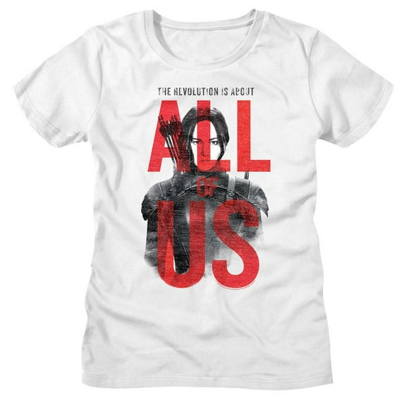 The Hunger Games All Of Us White Women's T-Shirt