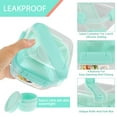 thumbnail image 4 of Austok Cyan PP Leak Proof Salad Bowl Food Storage Container, 4 of 9