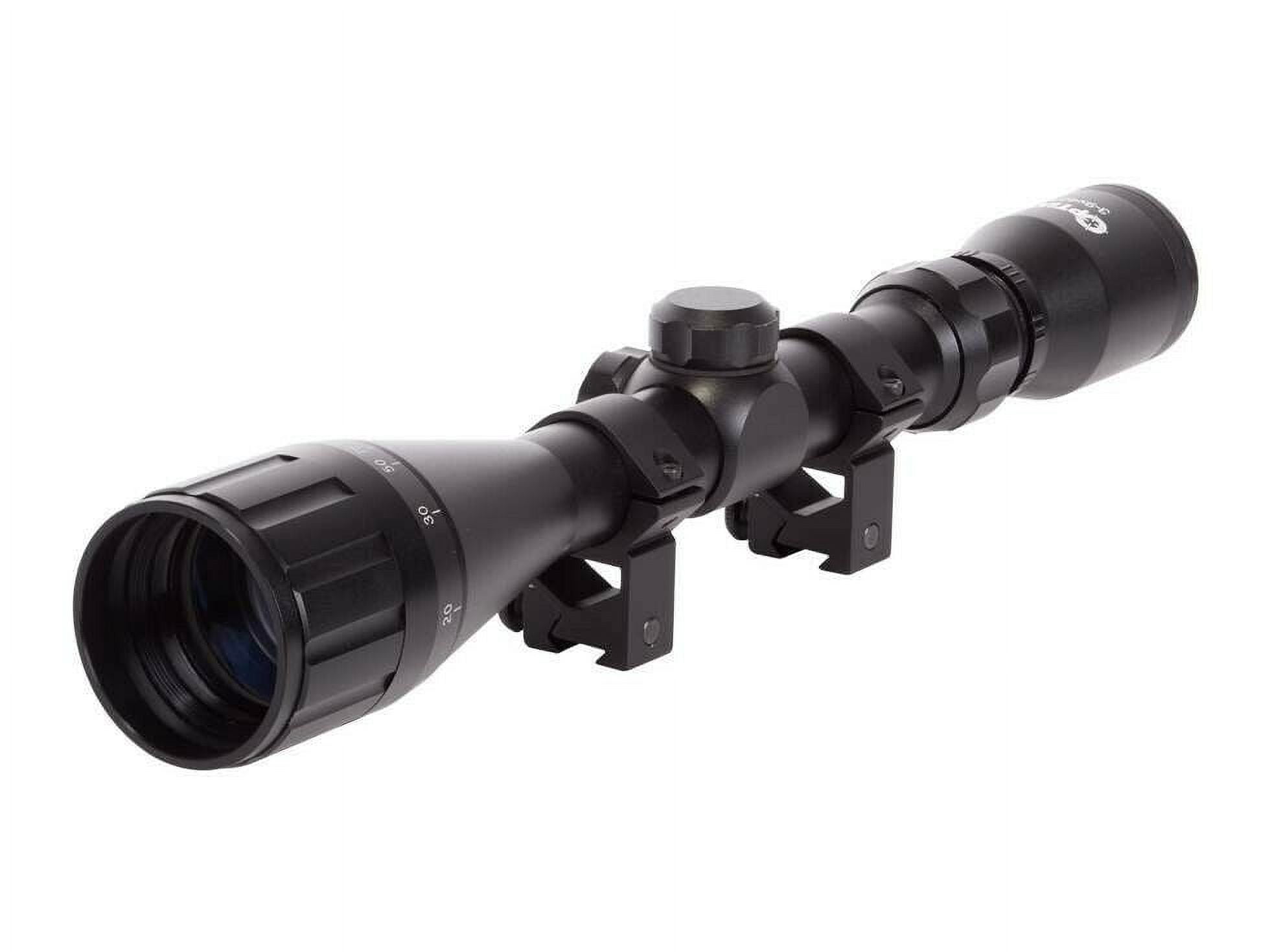 Hatsan Optima 3-9X40AO Scope with Rings and Free Hat Camo Digital and Cleaning Pen Bundle