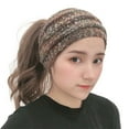 thumbnail image 4 of Awdenio Beanies Hats And Winter Knitted Headband Horsetail Hat Wool Headband Pullover Hat, 4 of 9