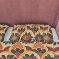 thumbnail image 3 of Juego de Cama Floral Rústico Retro, Funda Nórdica Vintage Verano, Boho Naranja Marrón, 3 of 6