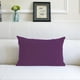 thumbnail image 4 of Funda de almohada de terciopelo suave Yotijar 12x20 pulgadas Morado oscuro, 4 of 9