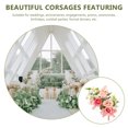 thumbnail image 3 of WEUVEB 1Jgo Corsage De Mano Rosa Artificial Para Decorativa Resistente Y Para Fiesta, 3 of 6