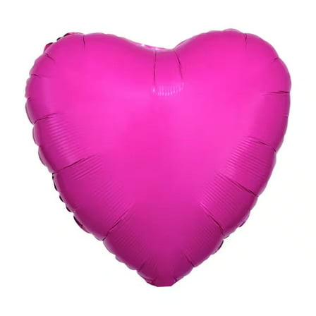 Heart Balloon Metallic PINK 17" Love Anniversary