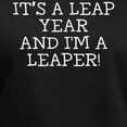 thumbnail image 3 of CafePress - It's A Leap Year And I'm A Leaper T Shirt - Women's V-Neck Dark T-Shirt, 3 of 4